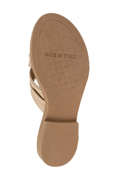 Shop Italian Shoemakers Hachi Slide Sandal In Nude