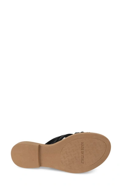 Italian Shoemakers Hachi Slide Sandal In Black