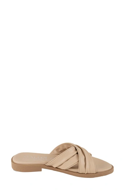 Italian Shoemakers Hachi Slide Sandal In Nude