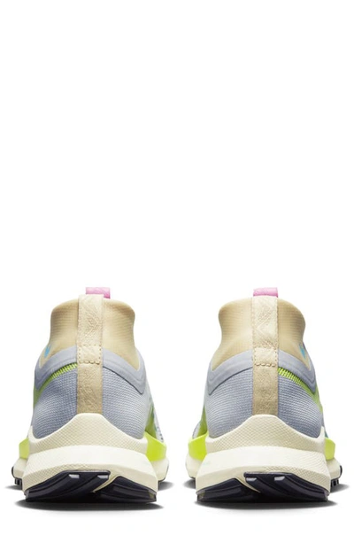 Shop Nike React Pegasus Trail 4 Gore-tex® Waterproof Running Shoe In Wolf Grey/ Green/ Blue