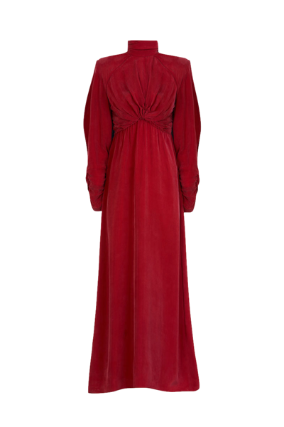 Shop Nana Gotti Thriller Dress In Red