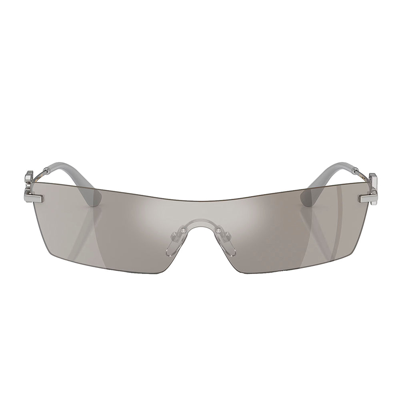 Shop Dolce & Gabbana Dg 2292 05/6g Womens Shield Sunglasses In White
