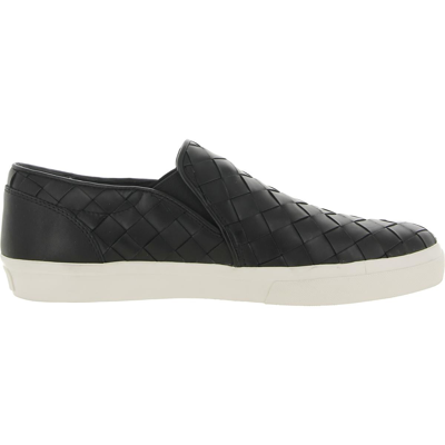 Shop Vince Fletcher Mens Slip On Woven Casual And Fashion Sneakers In Black