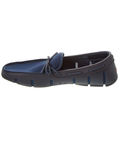 Shop Swims Braided Lace Loafer In Blue
