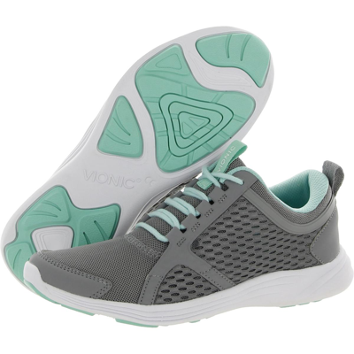Shop Vionic Ingrid Womens Fitness Lifestyle Athletic And Training Shoes In Grey