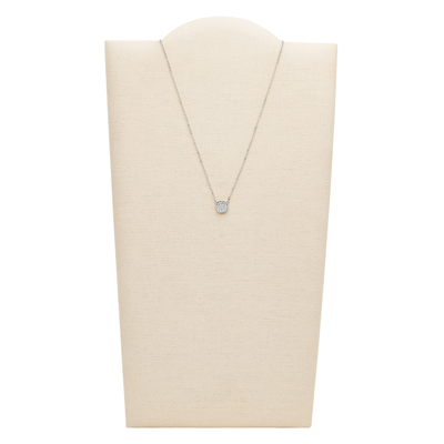 Fossil Women's Stainless Steel Pendant Necklace In Silver