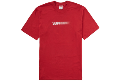 Pre-owned Supreme Motion Logo Tee (ss23) Red | ModeSens