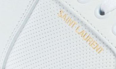 Shop Saint Laurent Sl/61 Low Top Sneaker In White Optical