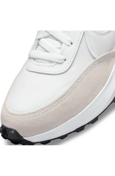 Shop Nike Waffle Debut Sneaker In White/ White