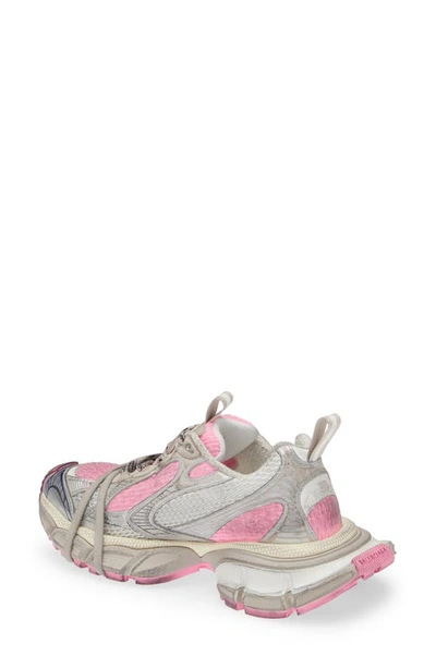 Shop Balenciaga 3xl Sneaker In White/ Grey/ Pink