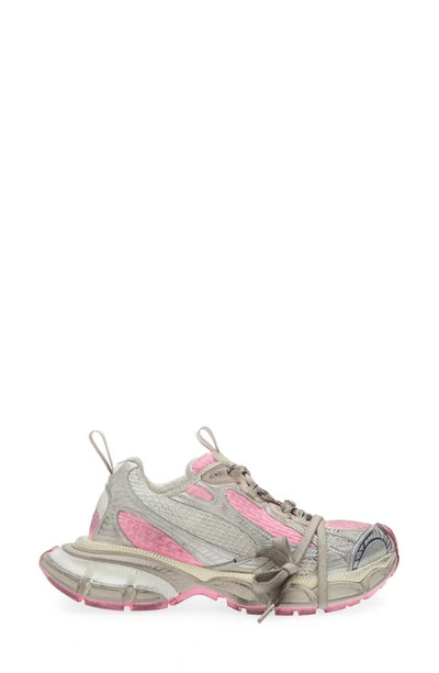 Shop Balenciaga 3xl Sneaker In White/ Grey/ Pink