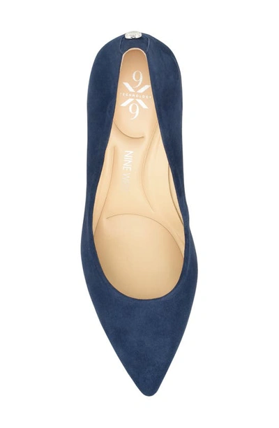 Nine West Astoria Pointed Toe Pump In Dbl01