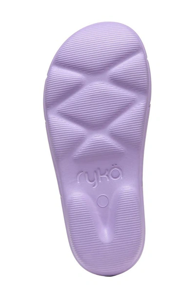 Shop Ryka Restore Slide Sandal In Purple