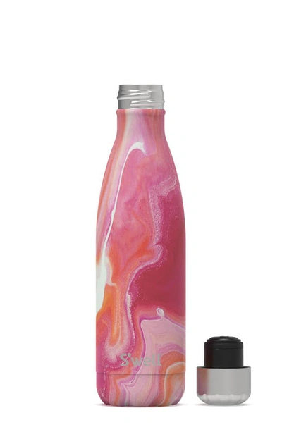 Shop S'well 17-ounce Insulated Stainless Steel Water Bottle In Pink Marble
