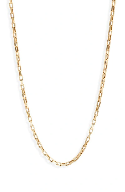 Shop Bony Levy 14k Gold Paper Clip Chain Necklace In 14k Yellow Gold