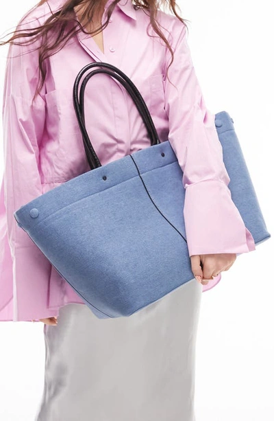 Topshop blue online bag