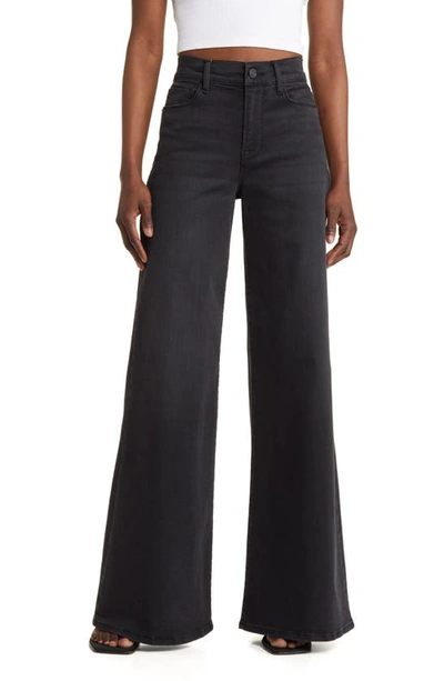 Shop Frame Le Palazzo High Waist Wide Leg Jeans In Kerry