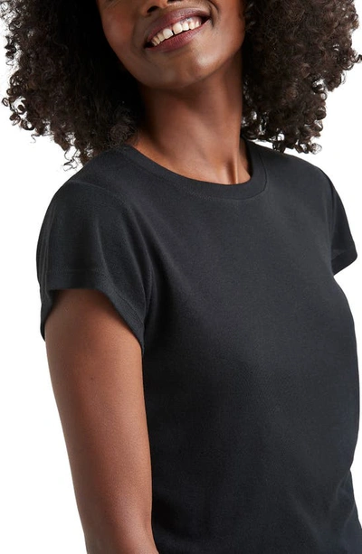 Shop Splendid Faye Crewneck Tee In Black