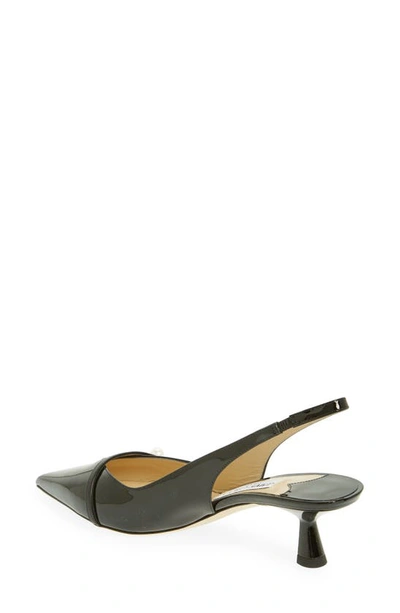 Jimmy Choo Amita Patent Leather Pumps In Black
