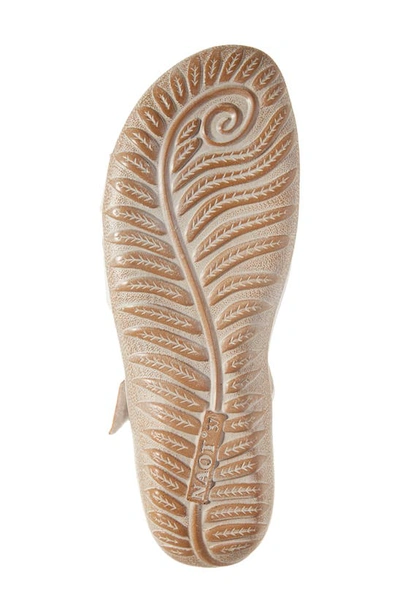 Shop Naot Karawa Sandal In White/ Beige/ Marigold