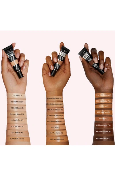 It Cosmetics Bye Bye Under Eye Full Coverage Anti-aging Waterproof Concealer 25.5 Medium Bronze 0.40 oz/ 12 ml In 25.5 Medium Bronze C