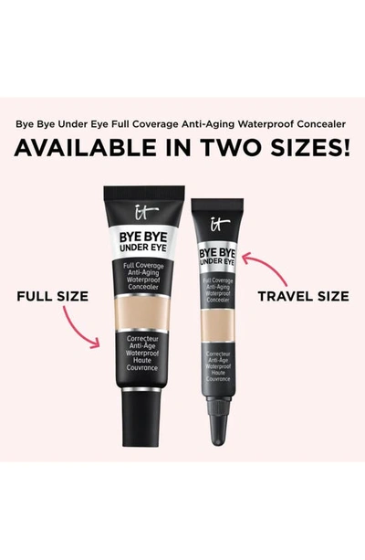 It Cosmetics Bye Bye Under Eye Full Coverage Anti-aging Waterproof Concealer 25.5 Medium Bronze 0.40 oz/ 12 ml In 25.5 Medium Bronze C