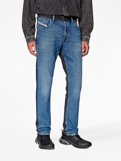 Diesel 1995 D-sark Mid-rise Straight-leg Jeans In Blue