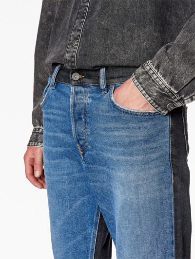 Diesel 1995 D-sark Mid-rise Straight-leg Jeans In Blue
