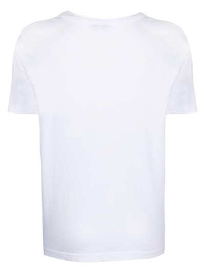 Shop Cotton Citizen Round-neck Cotton T-shirt In White