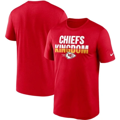 Shop Nike Red Kansas City Chiefs Legend Local Phrase Performance T-shirt