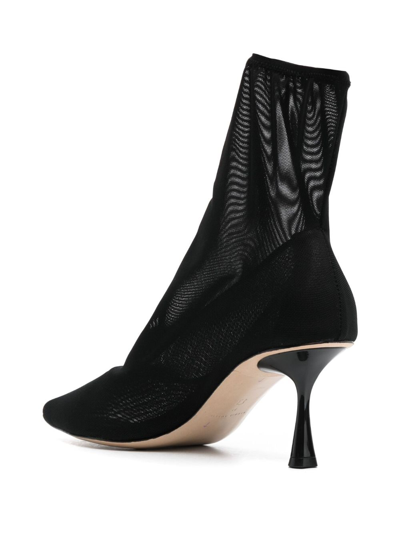 Shop Studio Amelia 90mm Sock-style Ankle Boots In Black