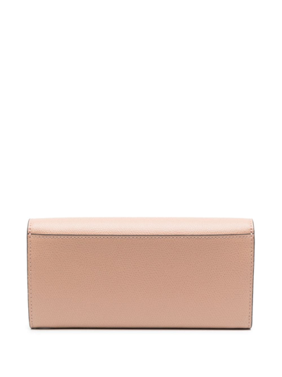 Shop Furla Large Camelia Leather Wallet In Pink