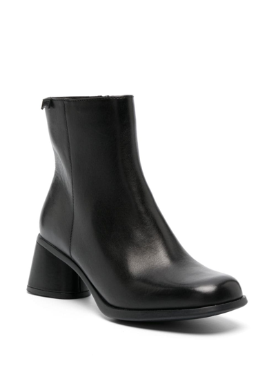 Shop Camper Kiara Ankle Leather Boots In Black