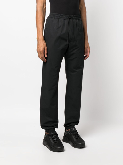 Shop Moncler Logo-patch Track Pants In Black