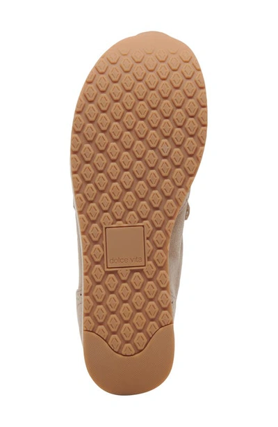 Dolce Vita Jhax Platform Sneaker In Almond Suede