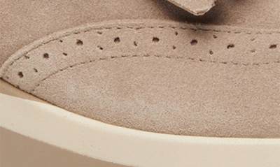 Dolce Vita Jhax Platform Sneaker In Almond Suede