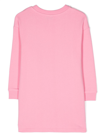 Shop Marc Jacobs Graphic-print Sweater Dress In Pink