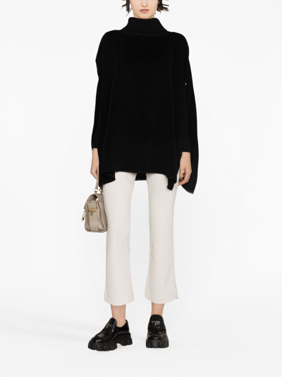 Herno Pull-on Cropped Trousers In Neutrals
