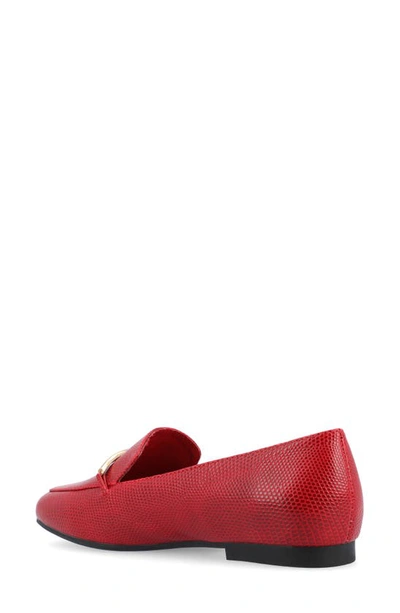 Journee Collection Tru Comfort Foam Wrenn Flat In Red