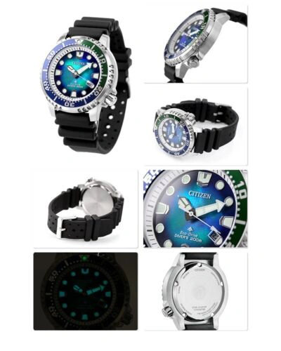 Pre-owned Citizen Promaster Unite With Blue Eco-drive Watch Bn0166-01l Usus