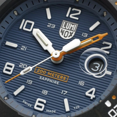 Pre-owned Luminox Navy Seal Xs.3602.nsf Black Blue Men's Watch Swiss Made
