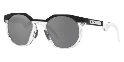 Pre-owned Oakley Hstn A Oo9242a Sunglasses Unisex Round 52mm 100% Authentic In Prizm Black Polarized Mirrored