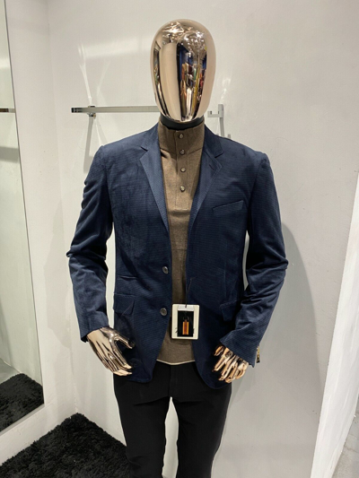 Pre-owned Zilli Legendary Plaid Suit Jacket Size 50 / M (100% Authentic /  Original & New) In Blue | ModeSens