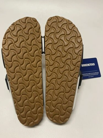 Pre-owned Rick Owens X Birkenstock Rotterdam Combo Sandals Black Silver Size 6 Us / 37 Eu