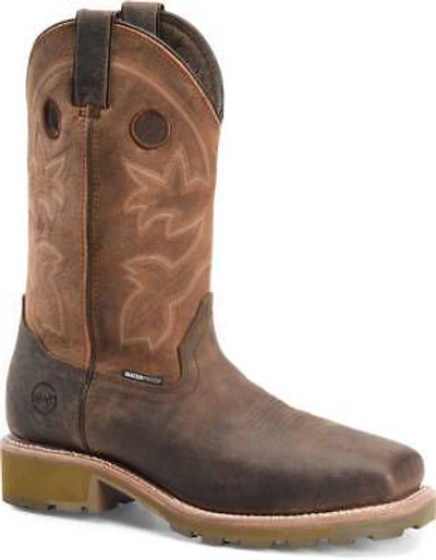 Pre-owned Double-h Boots Double H Men's Abner Ct Medium Brown