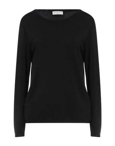 Shop Maïda Mila Woman Sweater Black Size Xl Viscose, Polyamide, Elastane