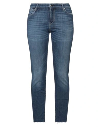 The.nim The. Nim Standard Woman Jeans Blue Size 29 Cotton, Elastane In Blue