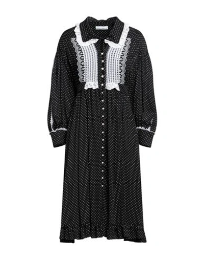 Shop Rabanne Woman Midi Dress Black Size 6 Viscose