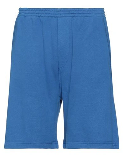 Shop Dsquared2 Man Shorts & Bermuda Shorts Blue Size L Cotton