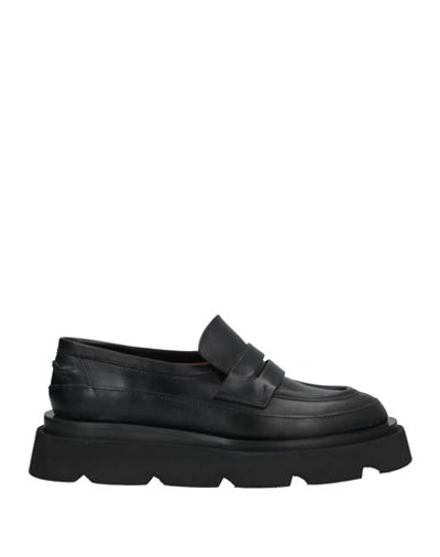 Shop Atp Atelier Woman Loafers Black Size 8 Cowhide